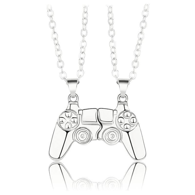 Magnetic Gamepad Couple Necklace