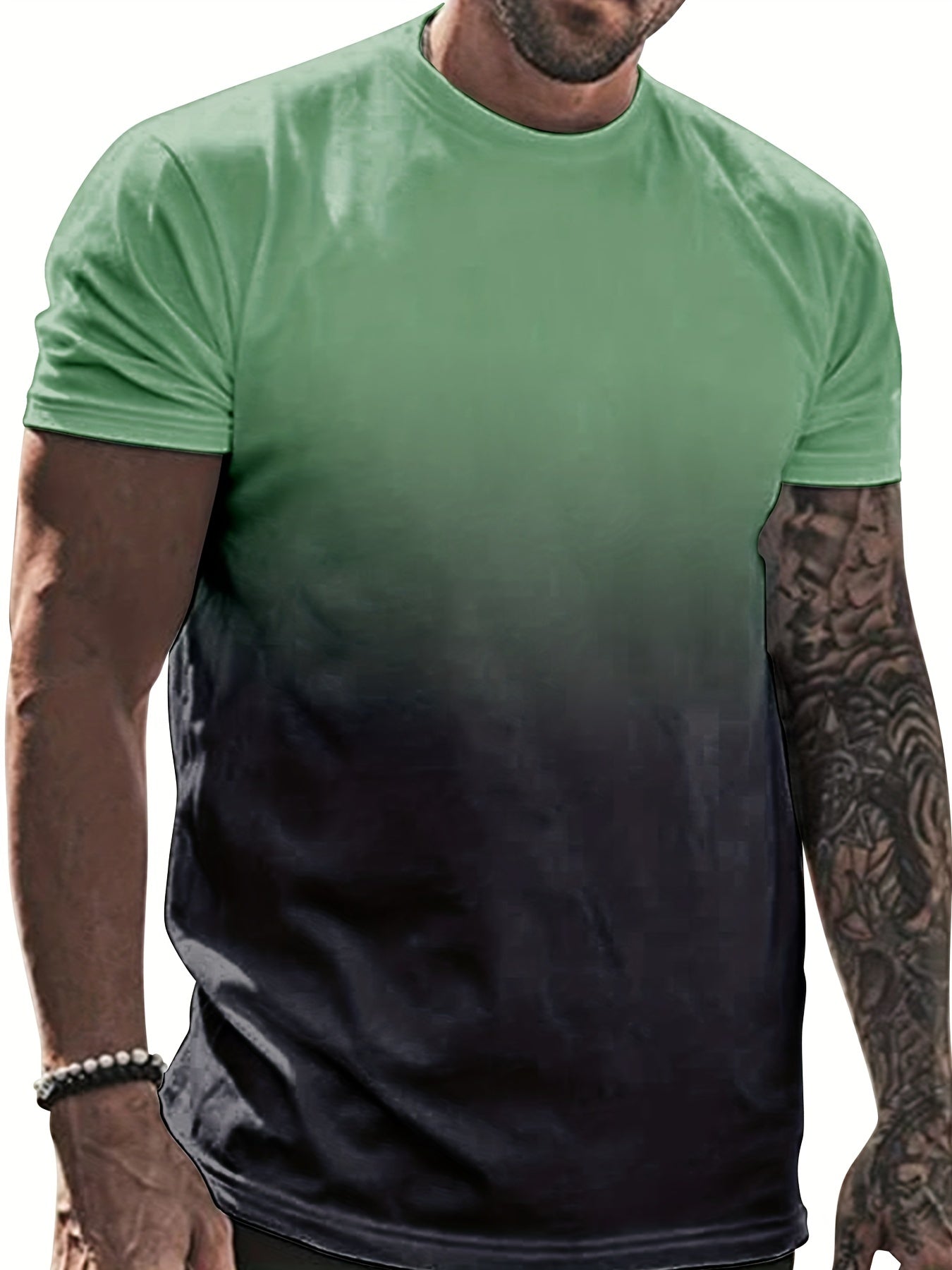 Men's Gradient Fashion Quick Dry T-Shirt