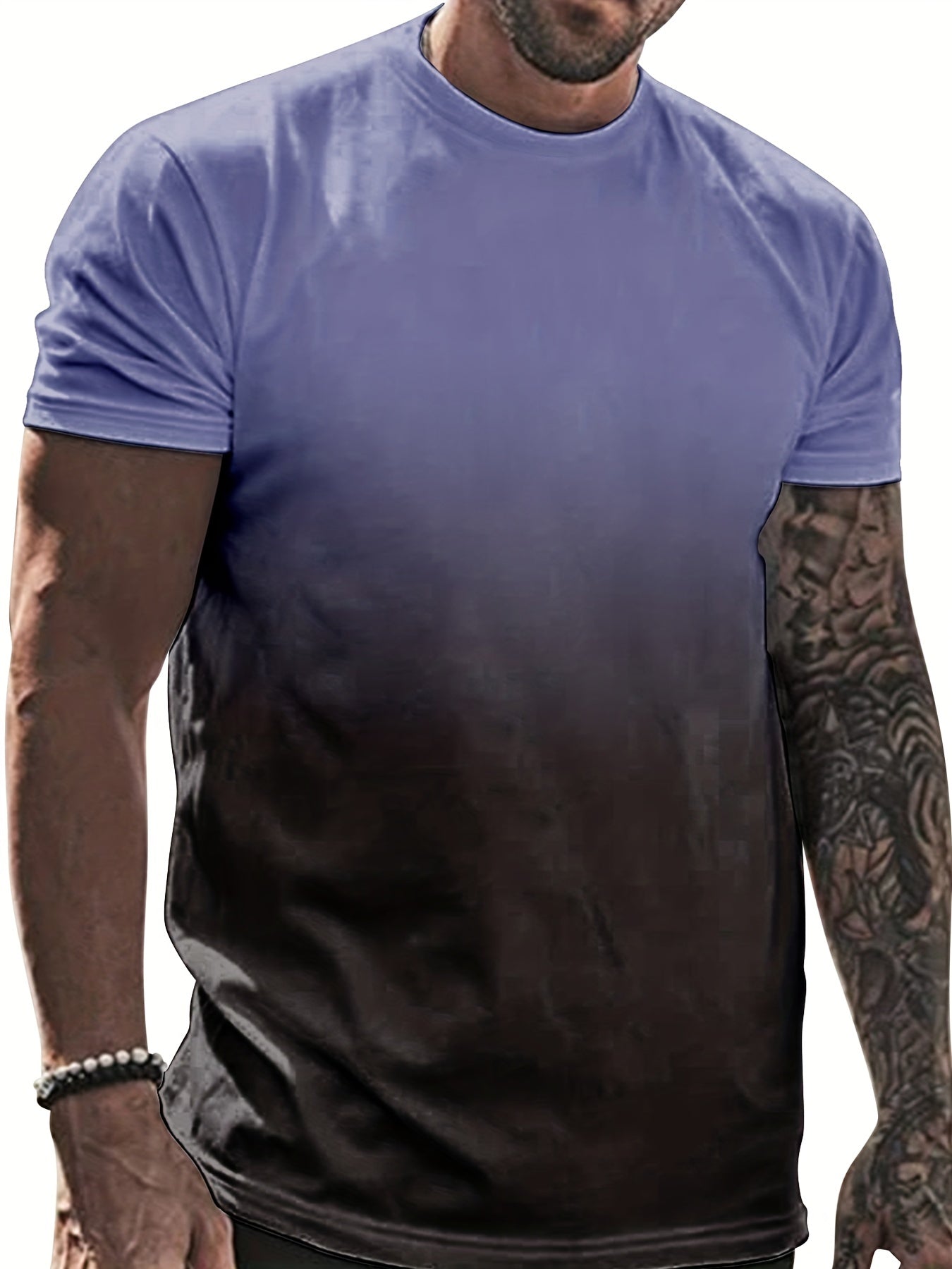 Men's Gradient Fashion Quick Dry T-Shirt