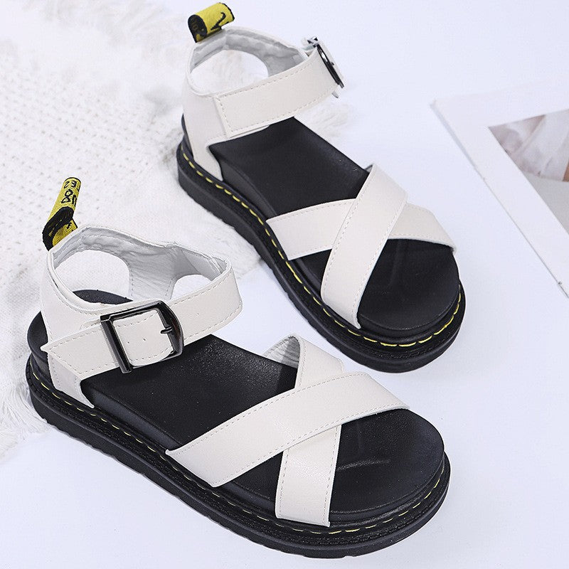 🔥Hot Sale🔥2023 New Thick Bottom Beach Roman Shoes