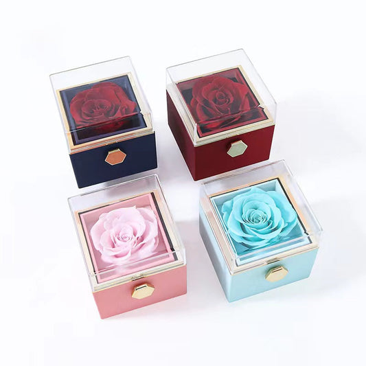 Eternal Flower Promise Ring Box