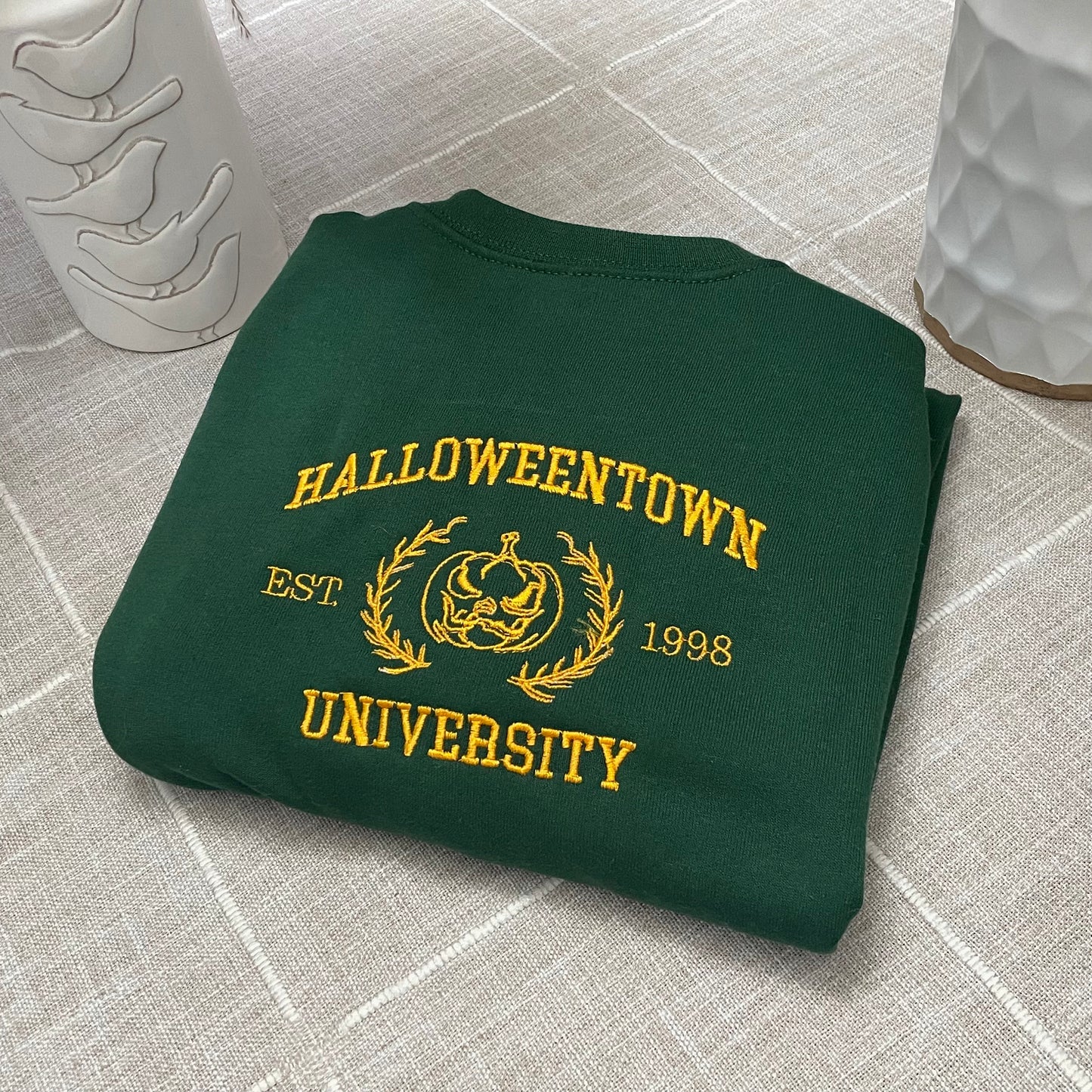 Halloweentown Embroidered Crewneck