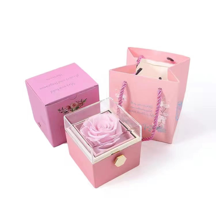 Eternal Flower Promise Ring Box