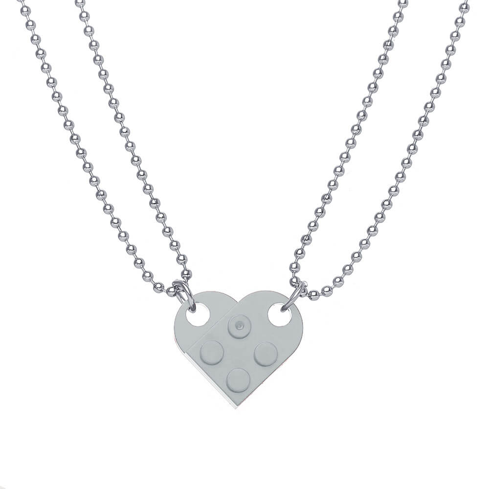 LEGO Bricks Couple Necklace