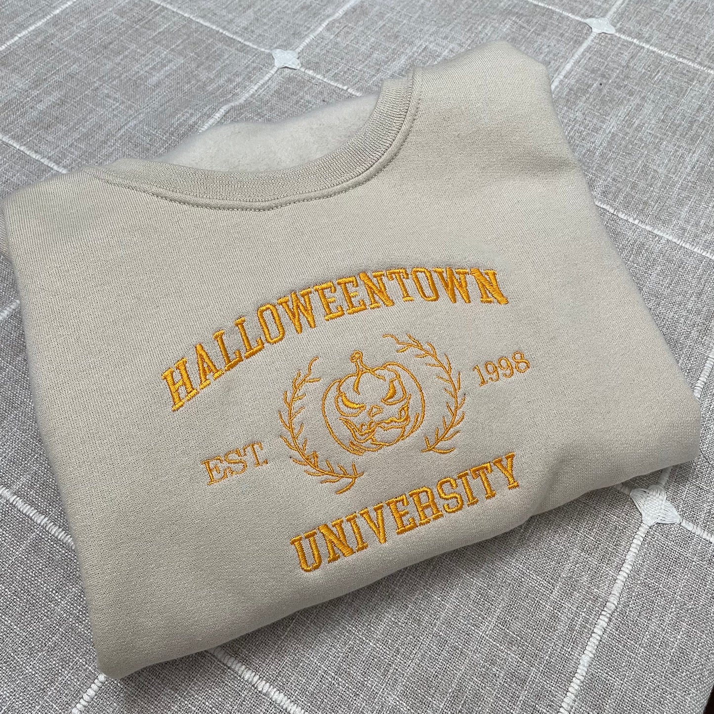 Halloweentown Embroidered Crewneck