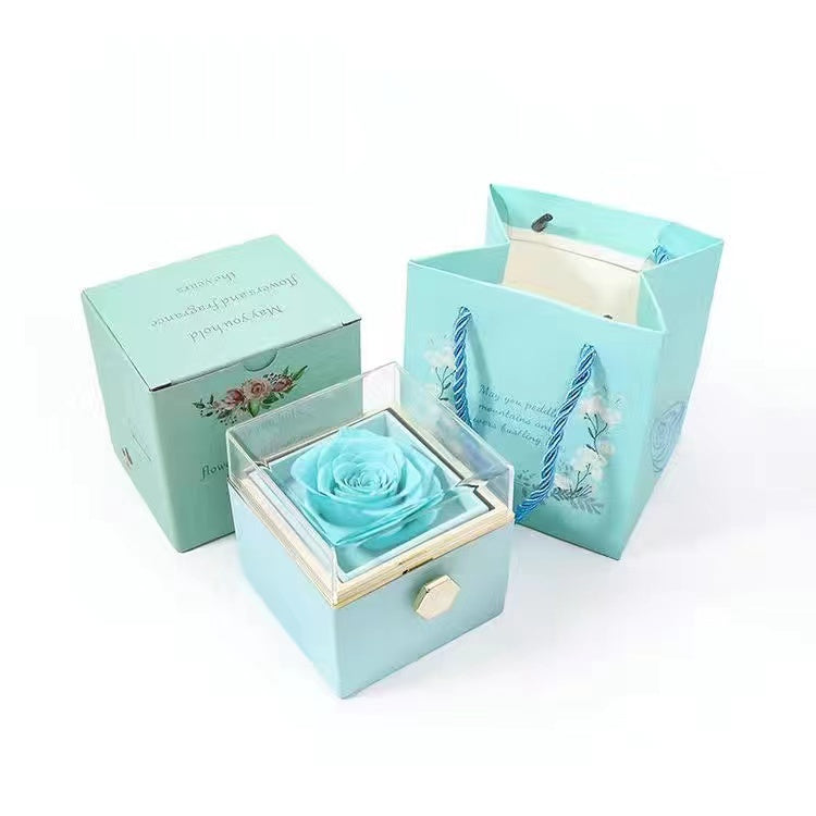 Eternal Flower Promise Ring Box