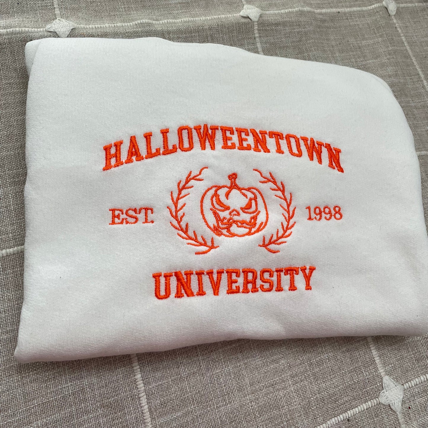 Halloweentown Embroidered Crewneck