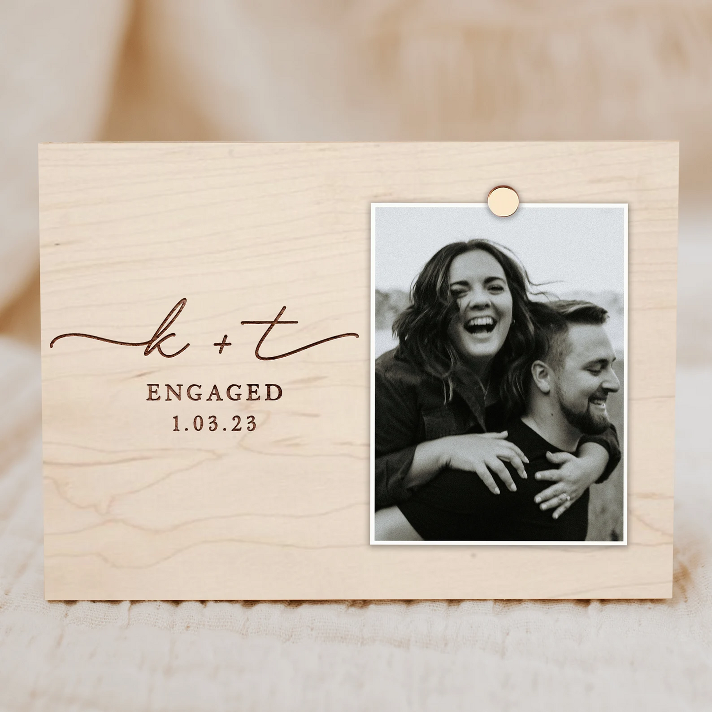 Custom Engagement Frame Gifts for CoupleⅡ