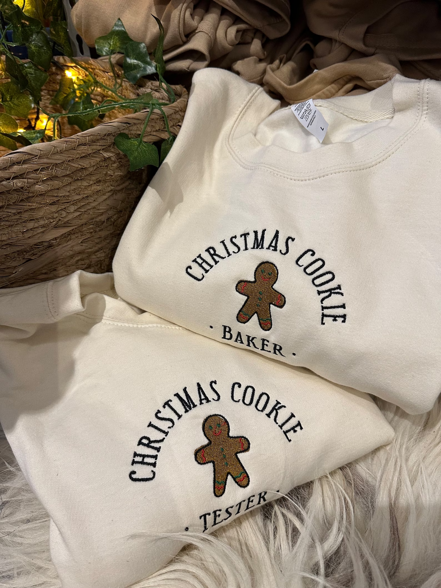 Christmas Cookie Matching Sweatshirts Cute Gift Ideas Christmas