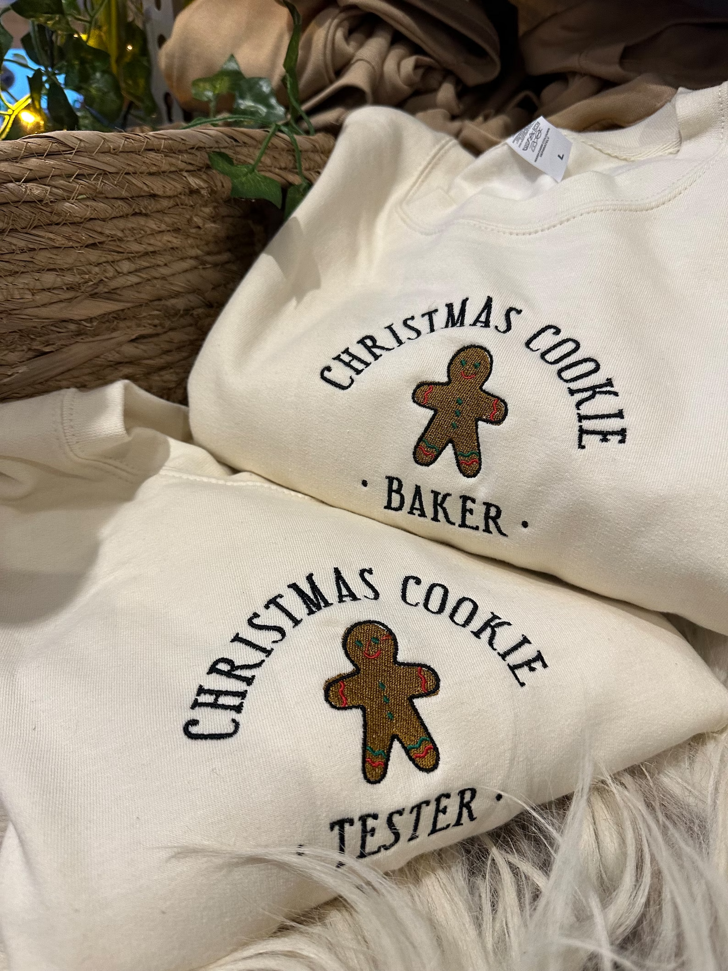 Christmas Cookie Matching Sweatshirts Cute Gift Ideas Christmas