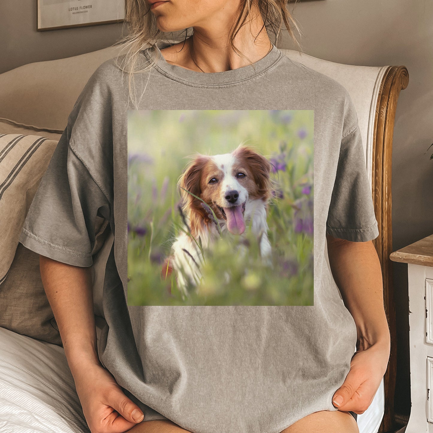 Custom Photo/Text Crewneck T-shirts, Personalize Any Design