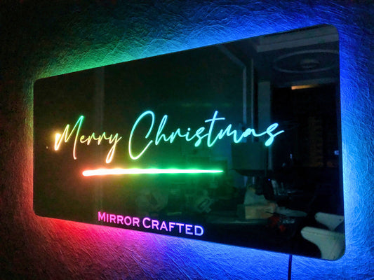 【Free Shipping】Mirror Crafted Personalized Name Mirror - Light Up Mirror