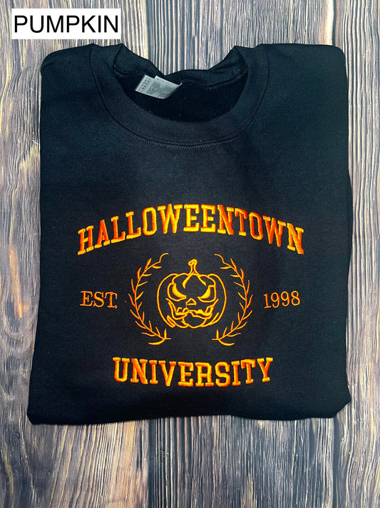 Halloweentown Embroidered Crewneck