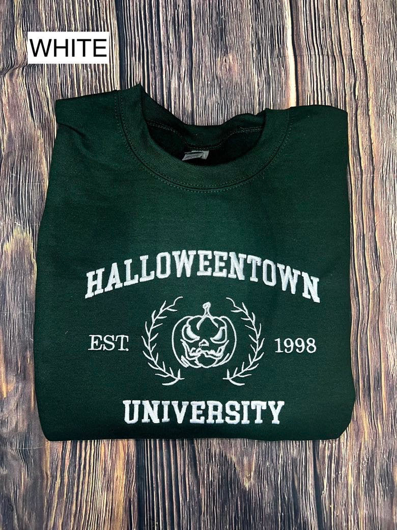 Halloweentown Embroidered Crewneck