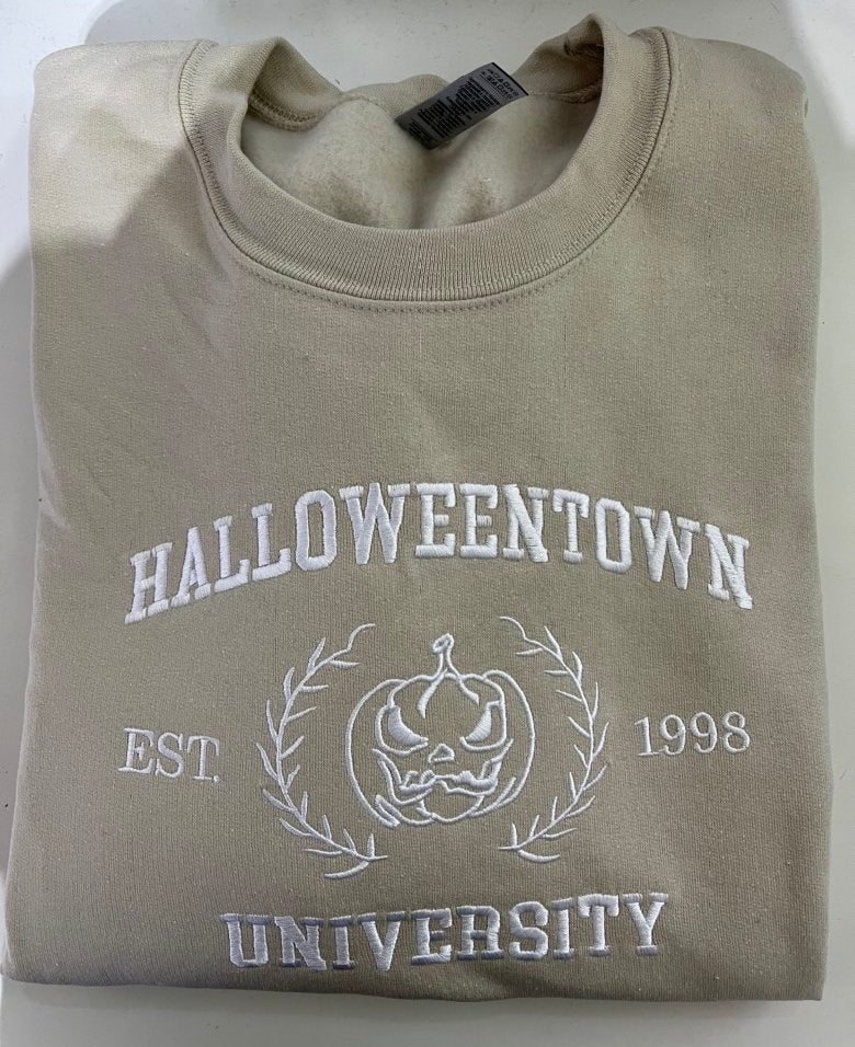 Halloweentown Embroidered Crewneck