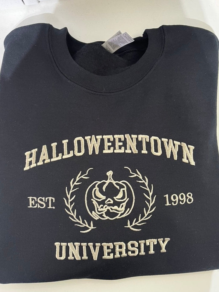 Halloweentown Embroidered Crewneck