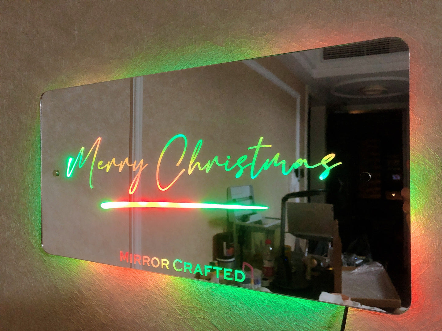 【Free Shipping】Mirror Crafted Personalized Name Mirror - Light Up Mirror