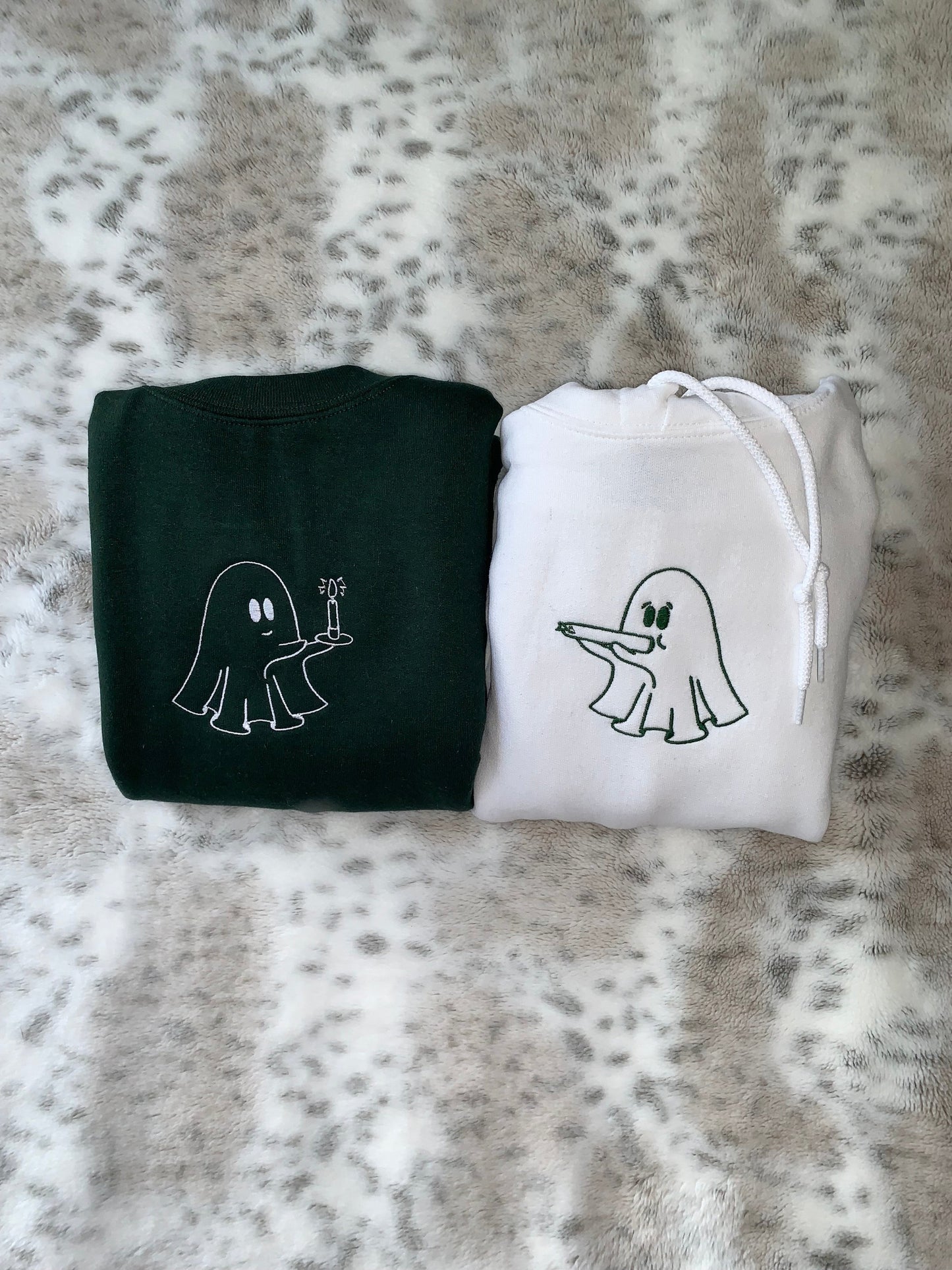 Need a Light Stoner Ghosts Matching Couples/ Besties Embroidery