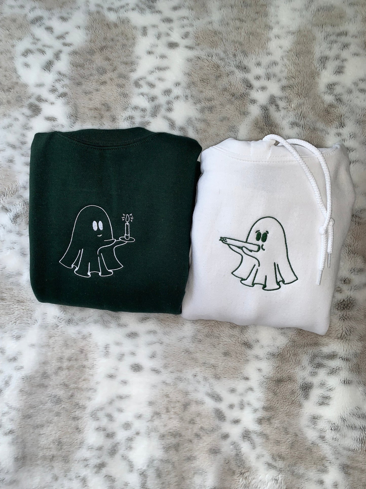 Need a Light Stoner Ghosts Matching Couples/ Besties Embroidery