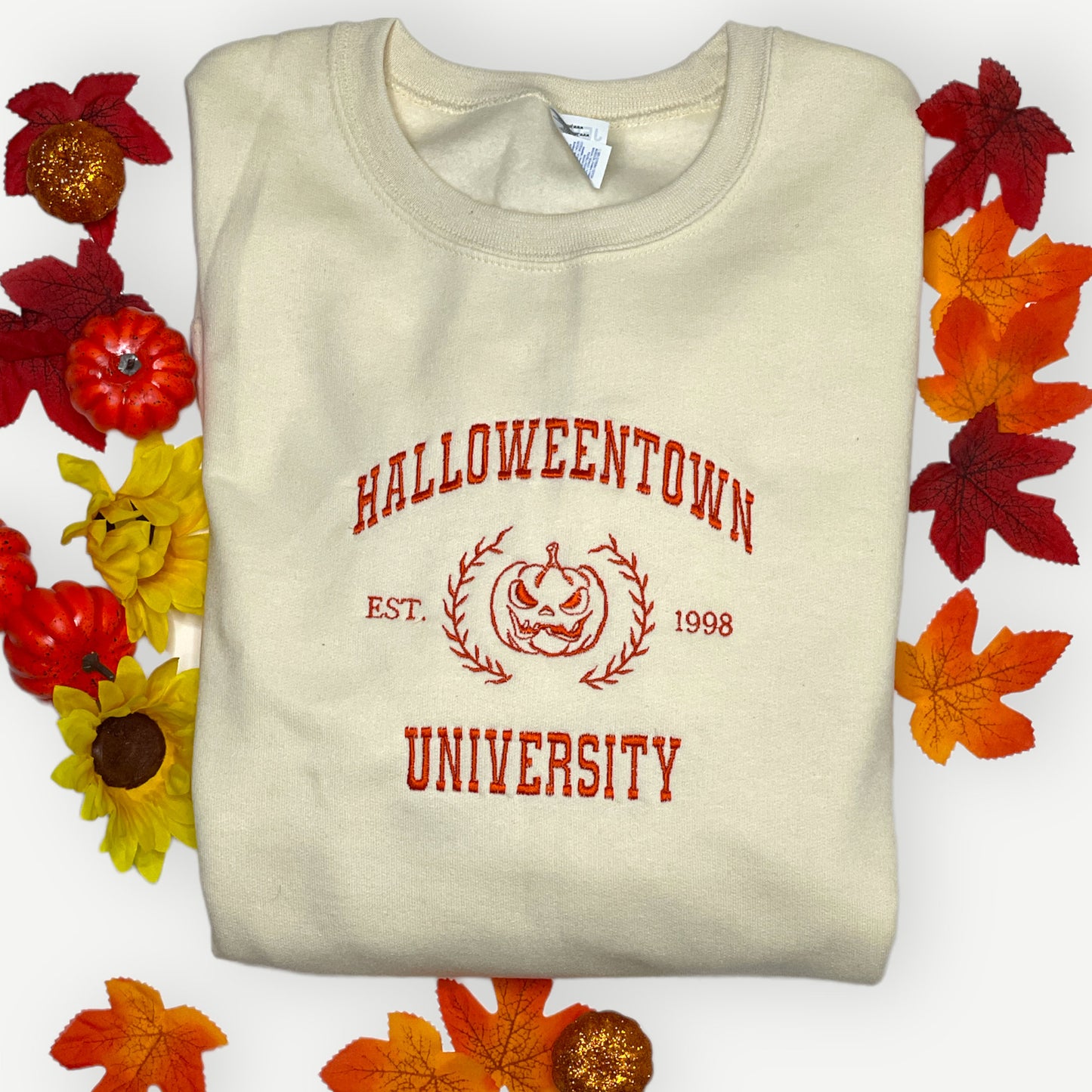 Halloweentown Embroidered Crewneck