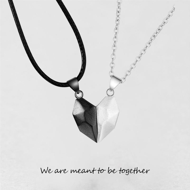 Magnetic Heart Couple Necklace