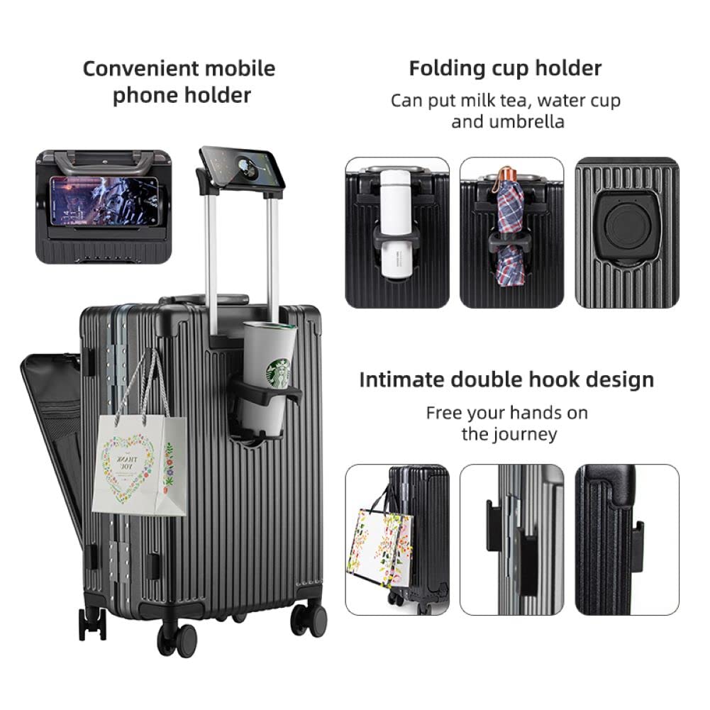 Front Open Multifunctional Luggage