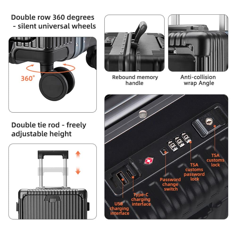 Front Open Multifunctional Luggage