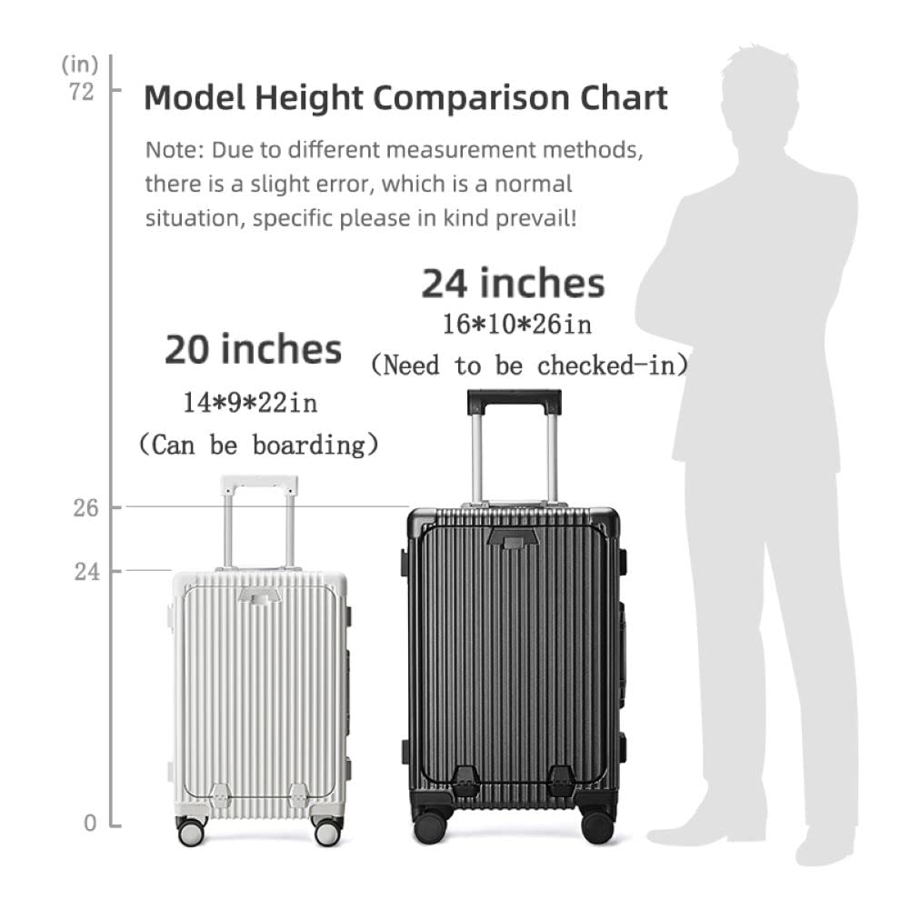 Front Open Multifunctional Luggage