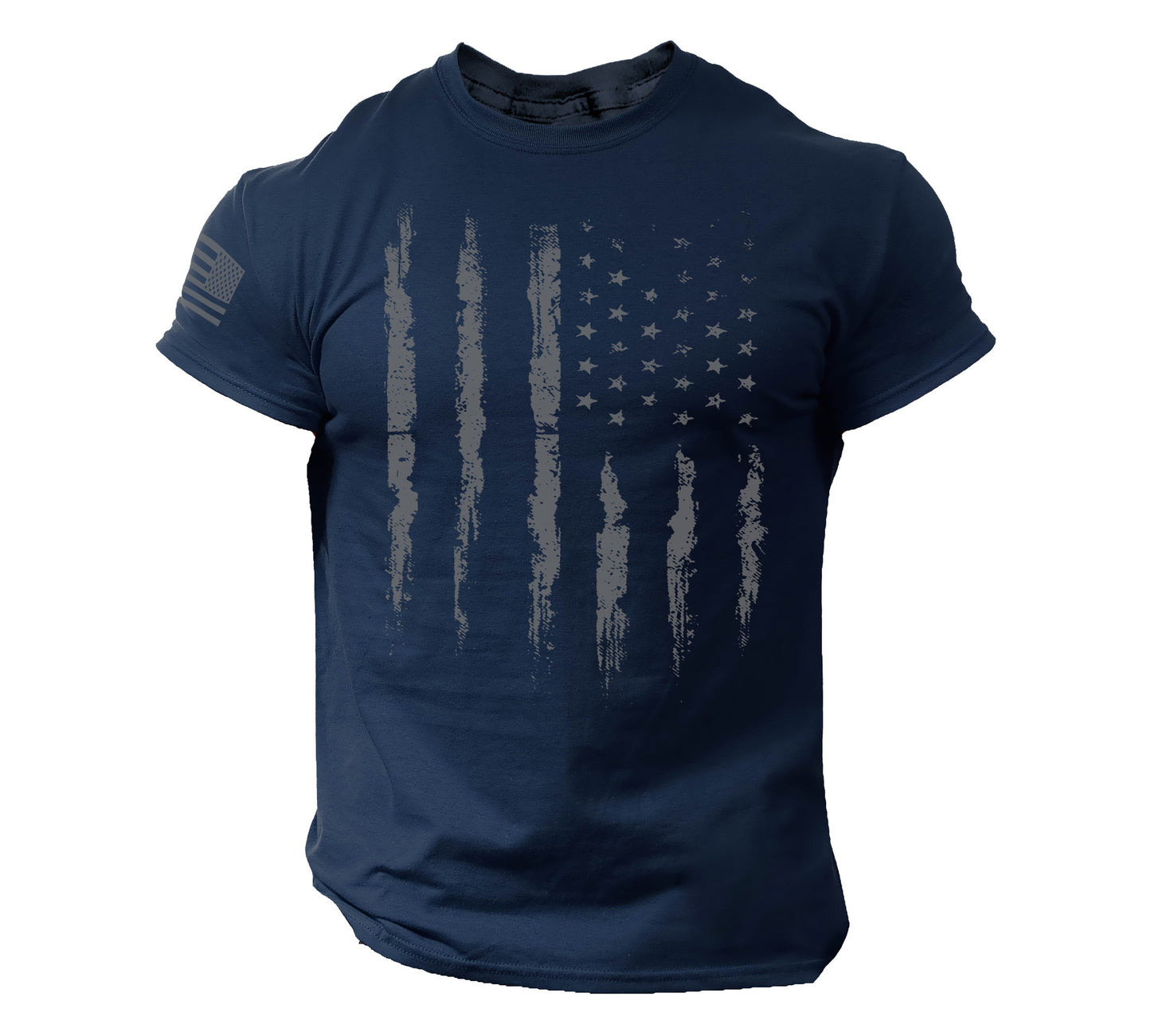 American Flag Men T-Shirt | Soft Style Hight Quality | Patriotic American Tee | Army Style | 100% Cotton