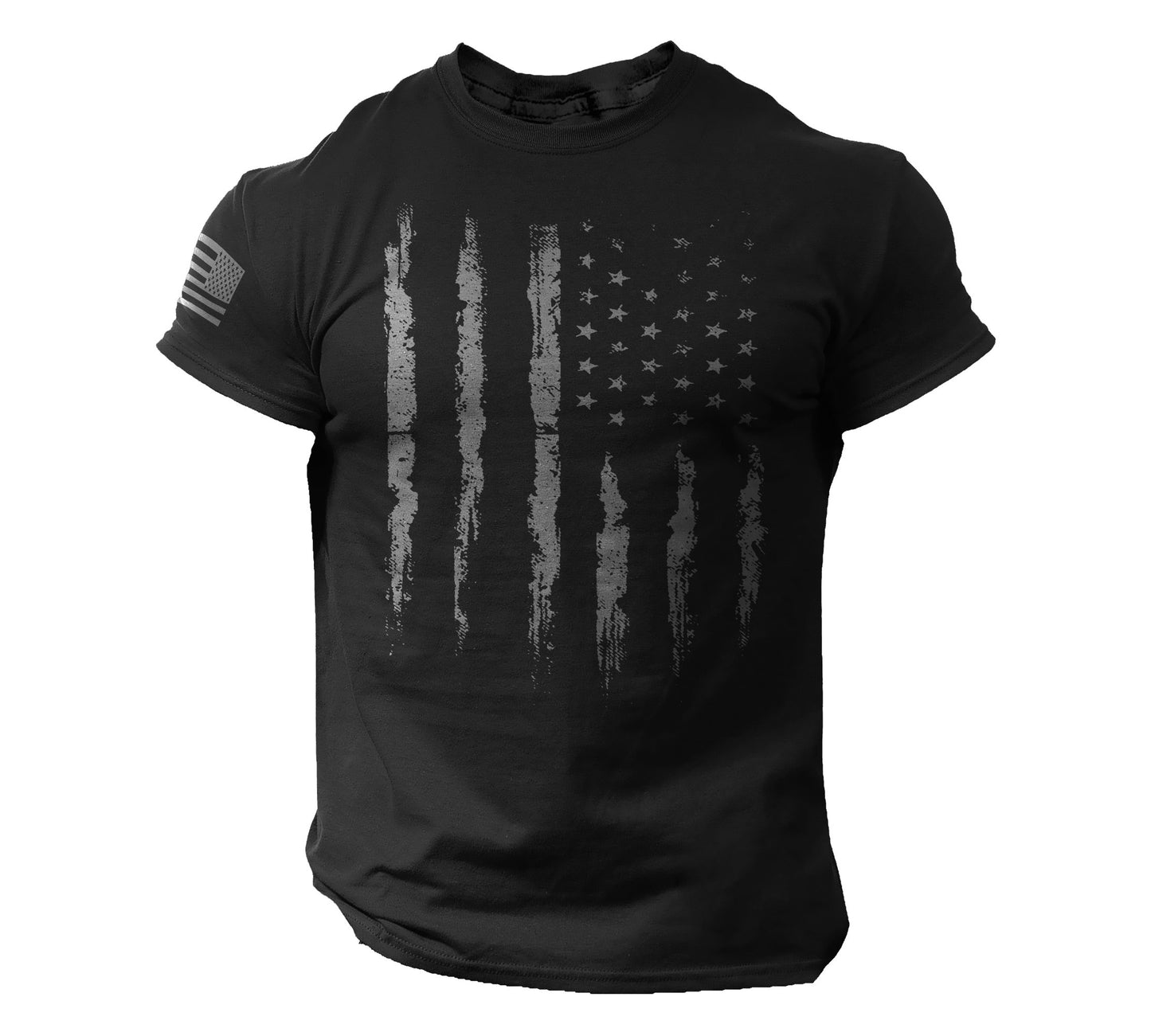 American Flag Men T-Shirt | Soft Style Hight Quality | Patriotic American Tee | Army Style | 100% Cotton