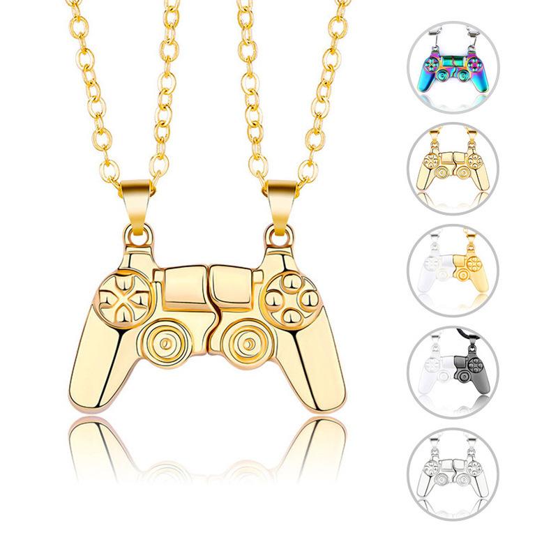 Magnetic Gamepad Couple Necklace