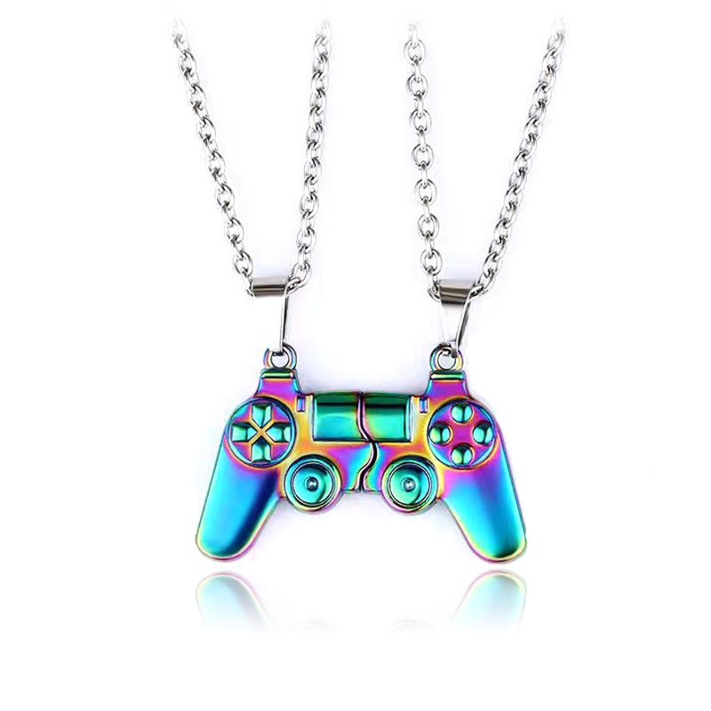 Magnetic Gamepad Couple Necklace