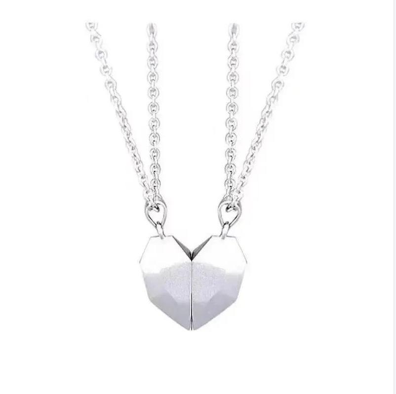 Magnetic Heart Couple Necklace