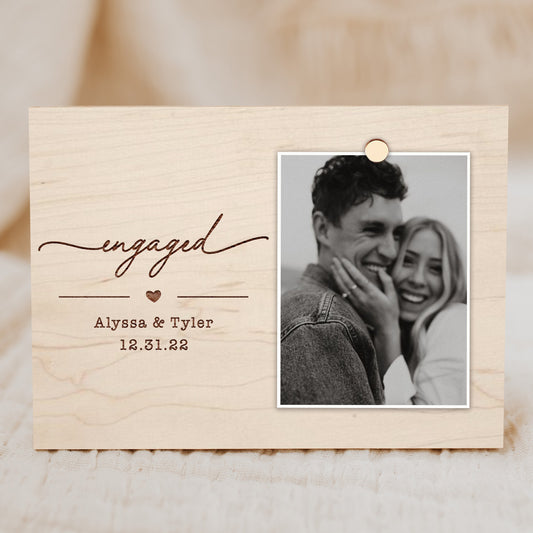 Custom Engagement Frame Gifts for CoupleⅡ