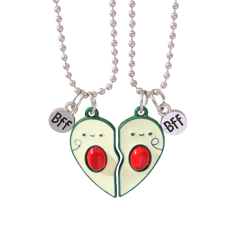 Avocado Couple Magnetic Necklace