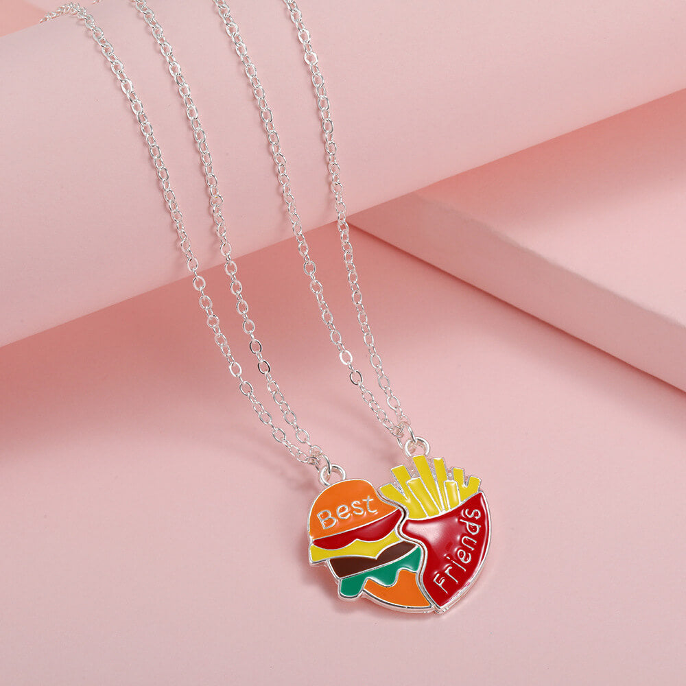 Best Friends Necklace Hamburger