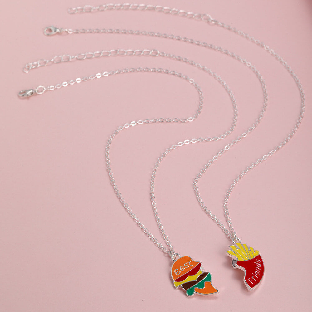 Best Friends Necklace Hamburger