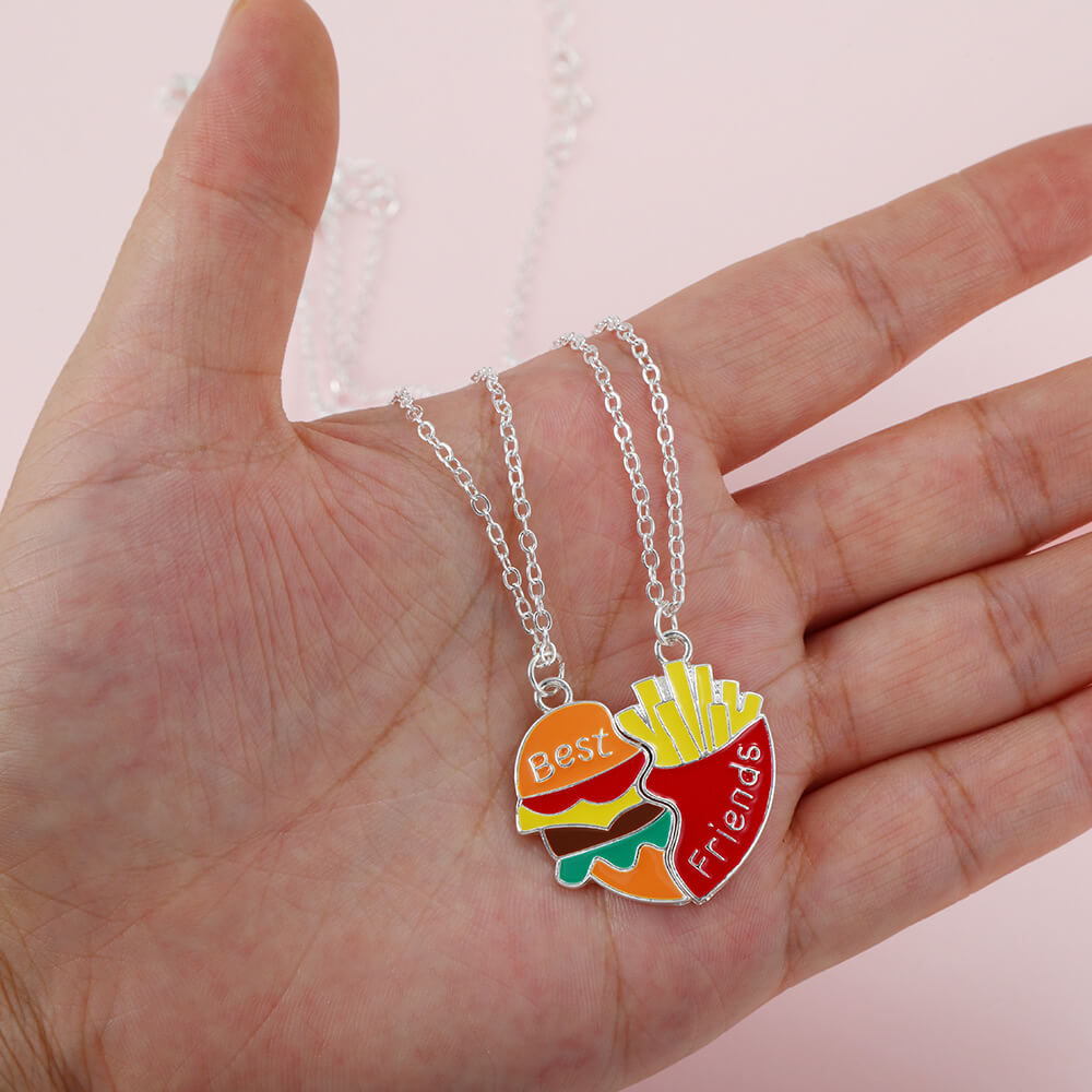 Best Friends Necklace Hamburger