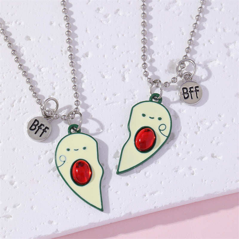 Avocado Couple Magnetic Necklace