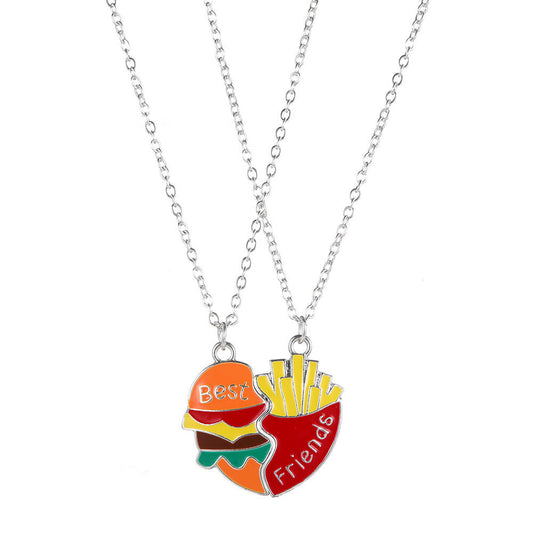 Best Friends Necklace Hamburger