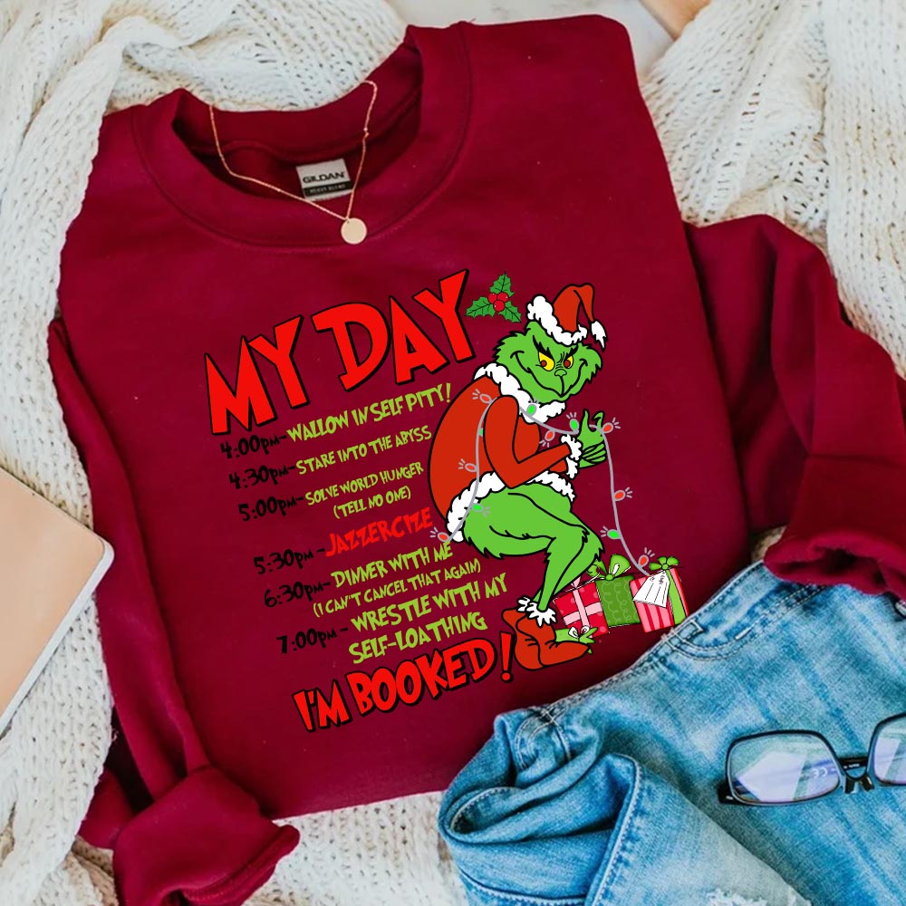 My Day Grinch Stole Christmas Trending Shirt