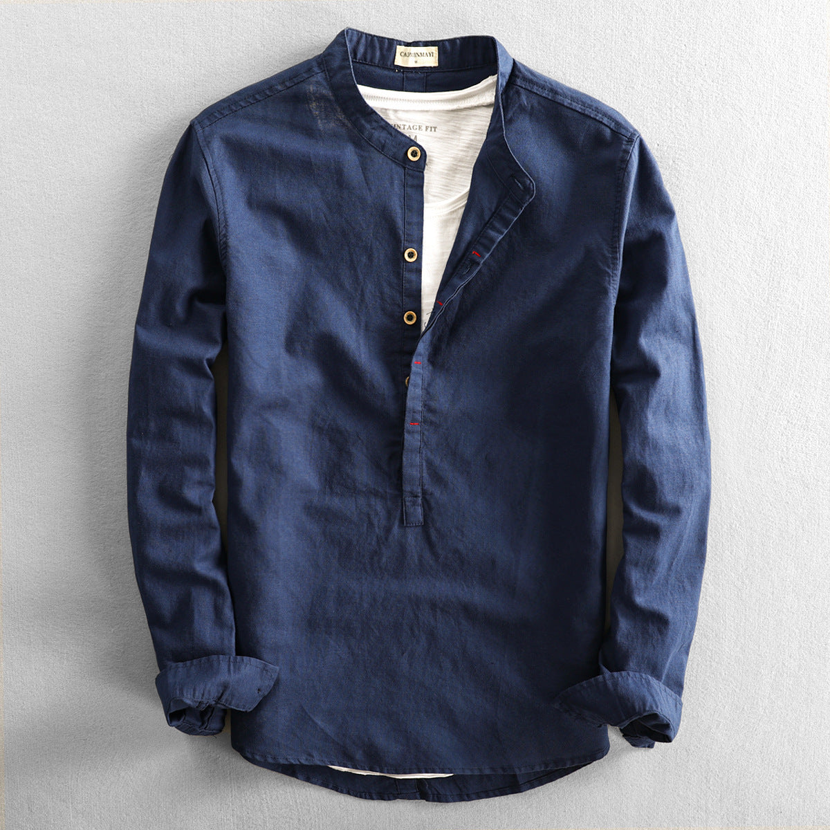 Eleganza Long Sleeve Linen Shirt