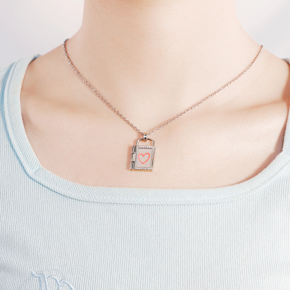 Personalized Photo & Engraved Message Necklace