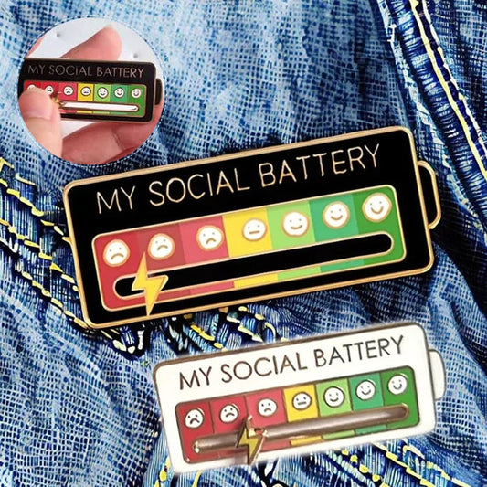 Interactive Pins - Track Your Mood and Social Battery