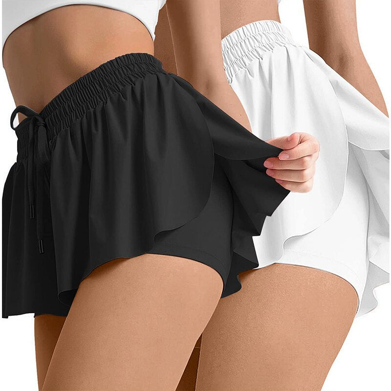 Women's 2-in-1 Layered Workout Shorts