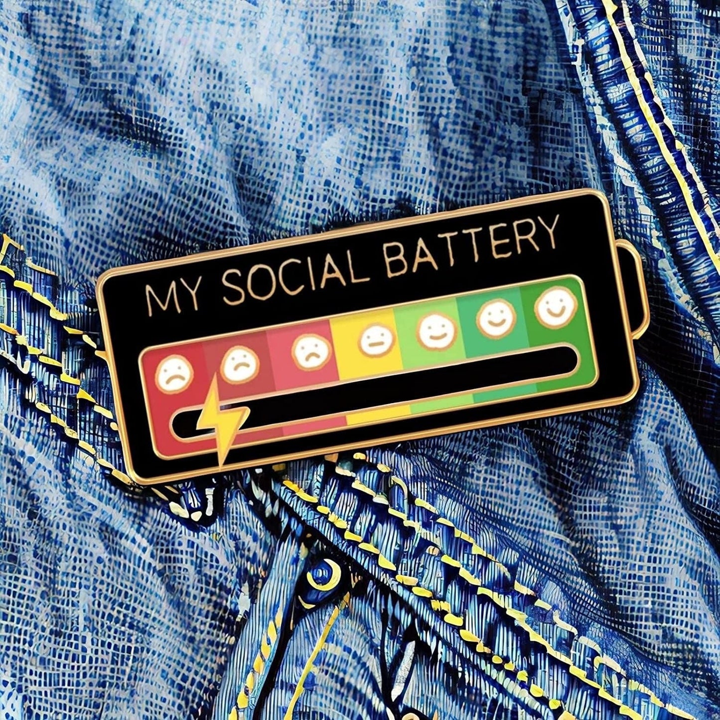 Interactive Pins - Track Your Mood and Social Battery