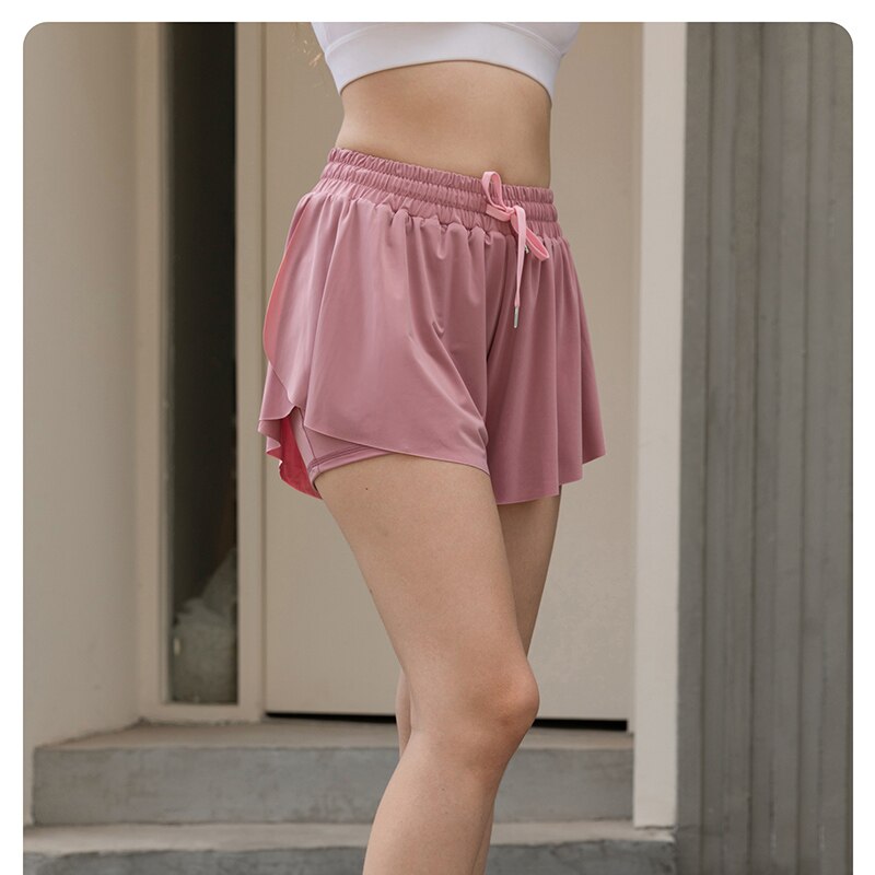 Women's 2-in-1 Layered Workout Shorts