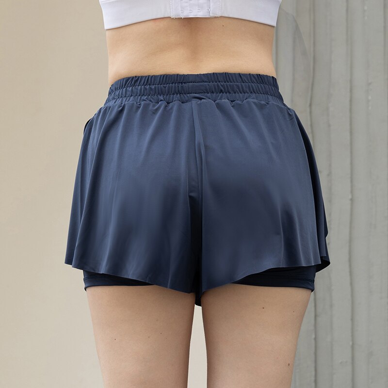 Women's 2-in-1 Layered Workout Shorts